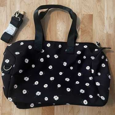 Alice + Olivia Nylon Floral Daisy Duffel Bag