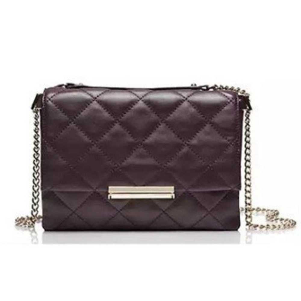 Kate Spade Emerson Place Lenia Deep Plum Shoulder… - image 1