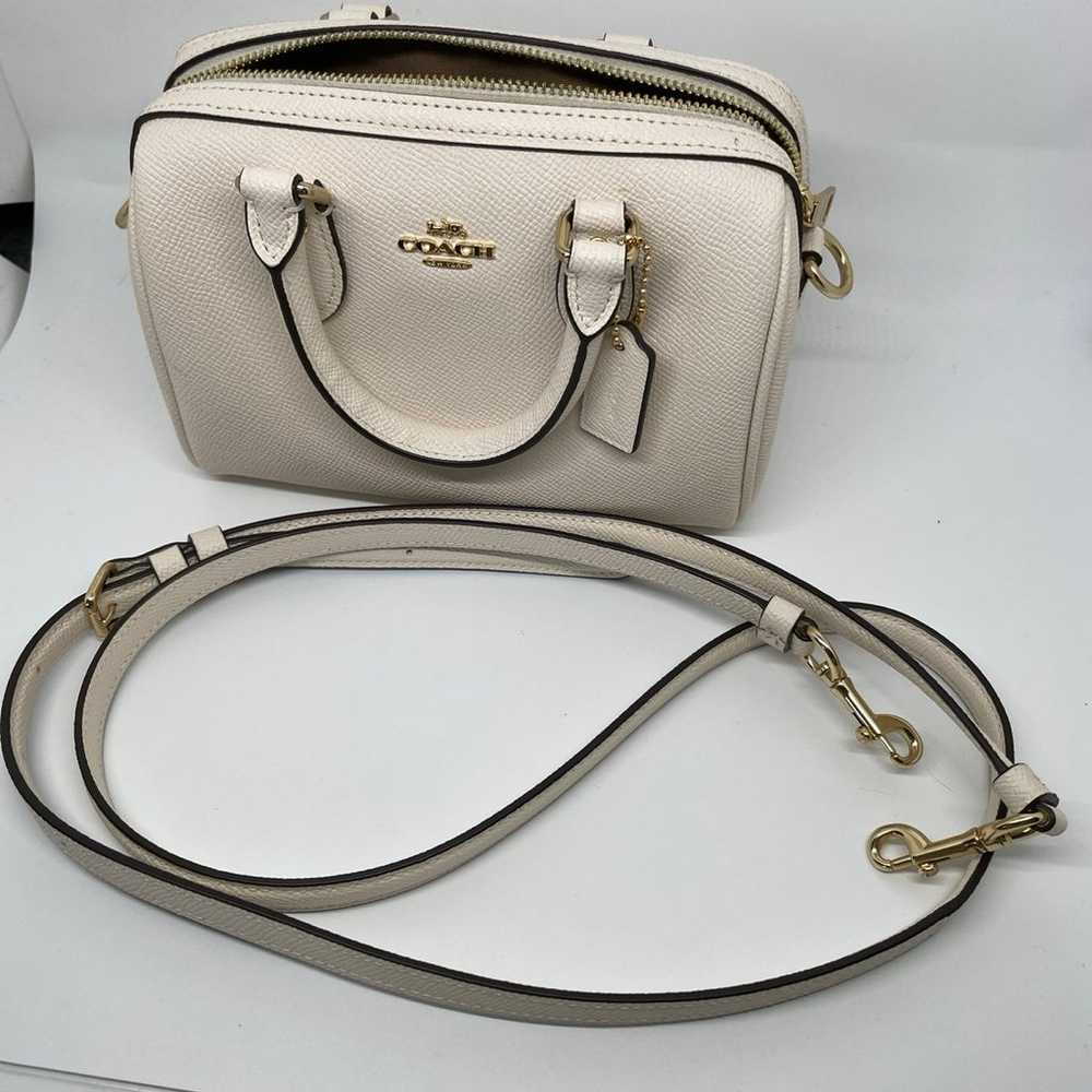 NEW Coach Mini Rowan Leather Crossbody Bag Purse - image 10