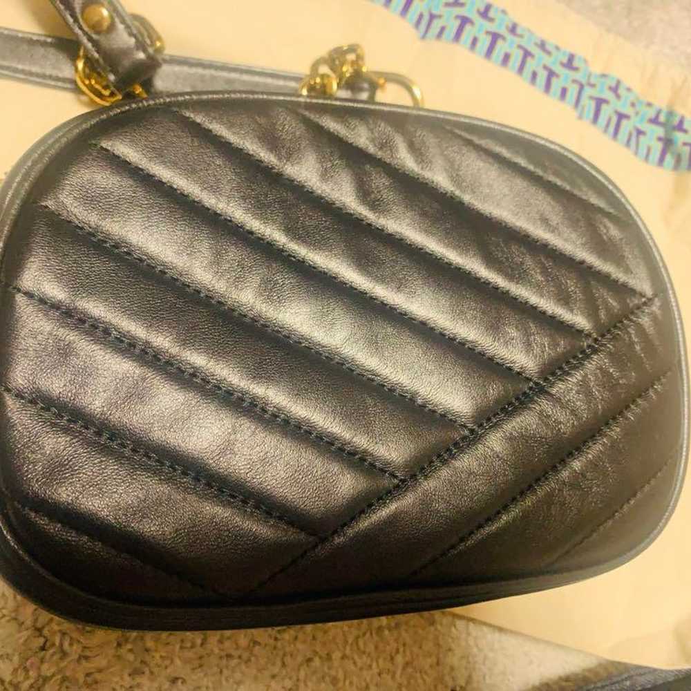 Tory Burch Black Leather Quilted Shoulder Bag - image 2