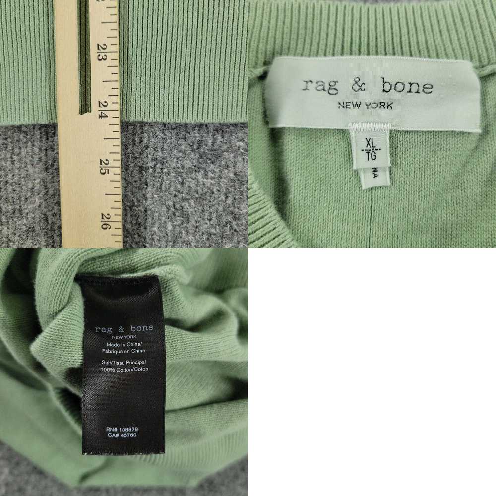 Rag & Bone Green Crew Neck Long Sleeve Stretch Pu… - image 8