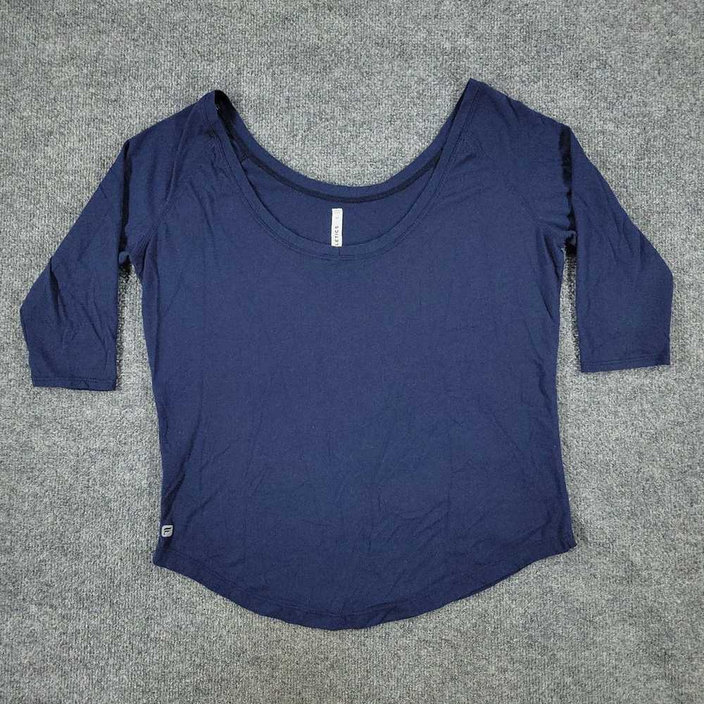 Fabletics Medium Blue Graphic Logo Authentic Wome… - image 5