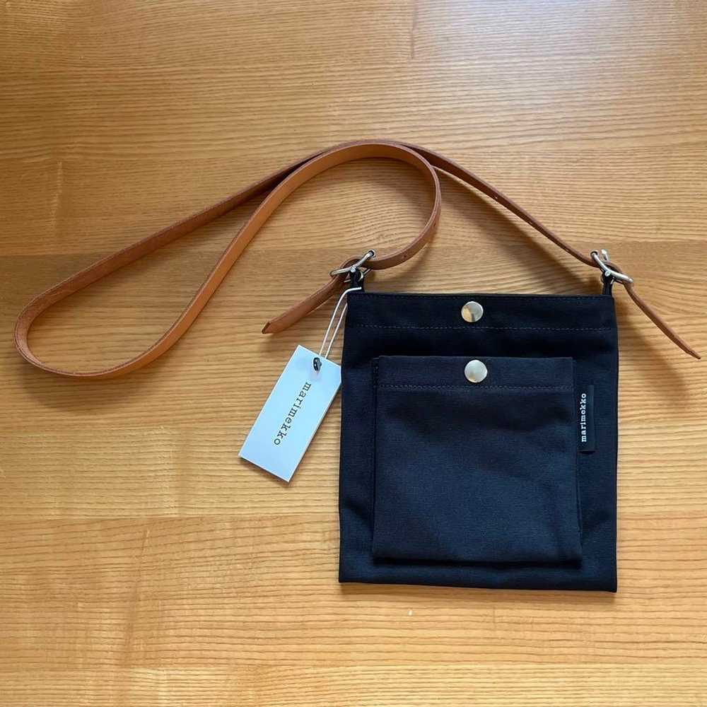 Marimekko Shoulder Bag Leather Marimekko Black - image 6