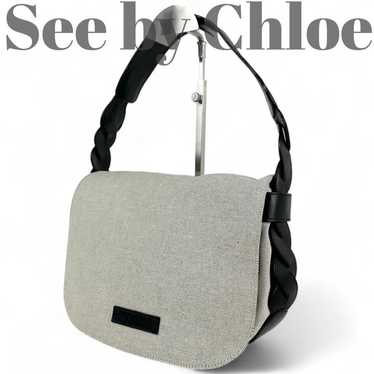 【Like New】See By Chloé One Shoulder Bag Canvas Sho