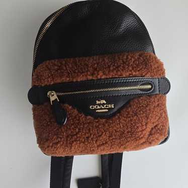 Coach Limited Edition Sherling Mini Backpack In B… - image 1