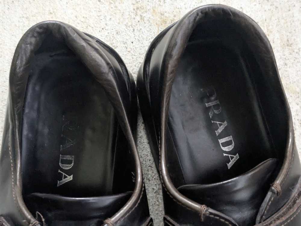 Prada × Rare × Vintage Prada Platform Shoes Brown… - image 10