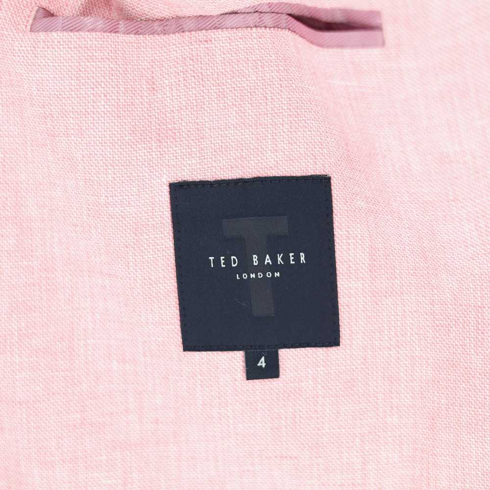 Ted Baker Ted Baker Men's Pink Linen/Cotton Slim … - image 6