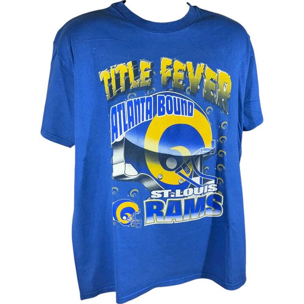 Hanes Vintage St. Louis Rams "Title Fever" Tee 90s - image 4