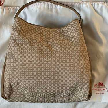 【Excellent condition】Coach Shoulder Bag Beige