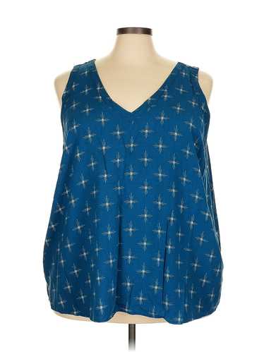 Torrid Women Blue Sleeveless T-Shirt 5X Plus