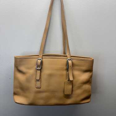 Genuine Authentic Vintage Coach Tote Bag Handmade… - image 1