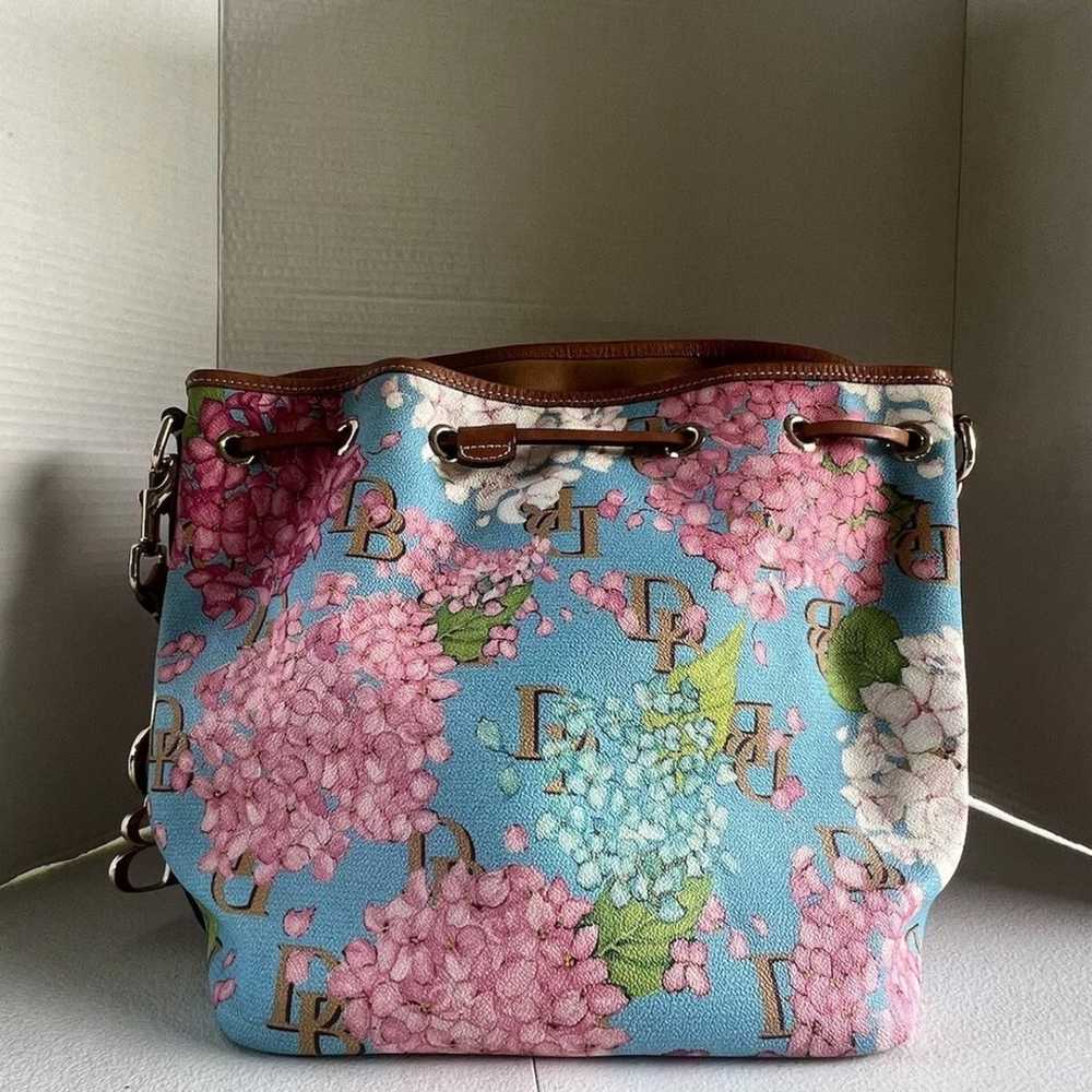 Dooney and Bourke BLUE Hydrangea Monogram LARGE D… - image 4