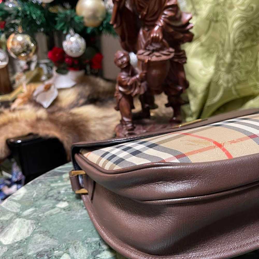 BURBERRY VINTAGE SHOULDER BAG USED - image 9