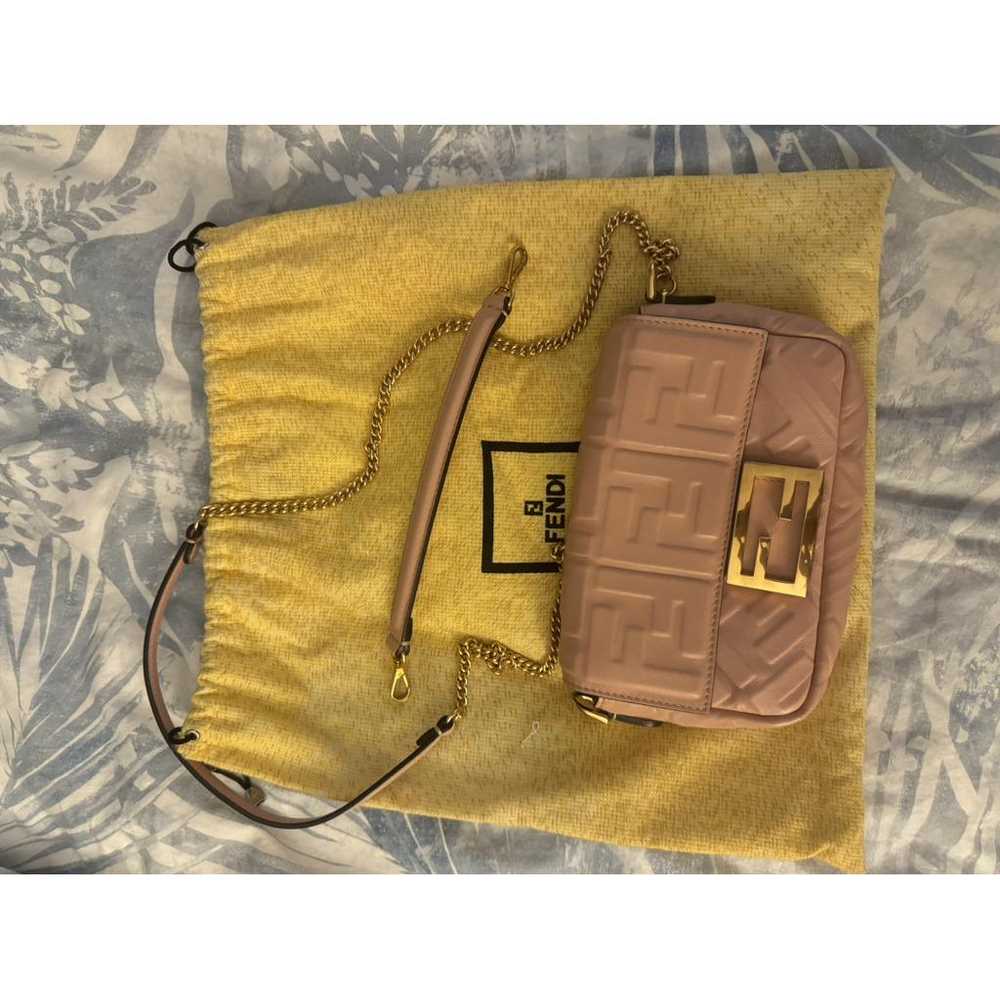 Fendi Baguette Chain Midi leather mini bag - image 3