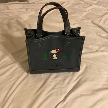 Coach purse peanut Backpack outlet snoopy ce853