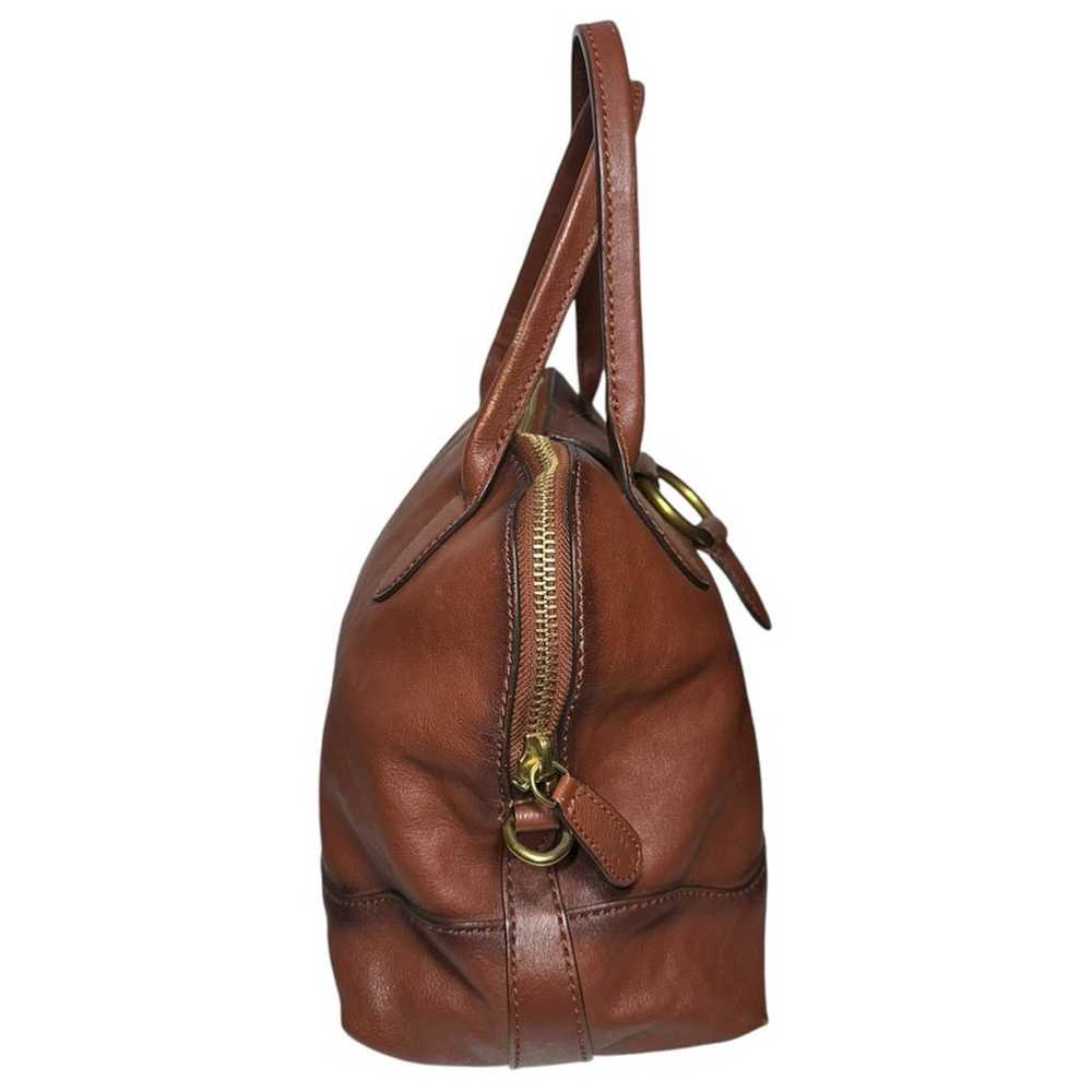 Frye Women’s Cognac Brown Leather Top Handle Cros… - image 5