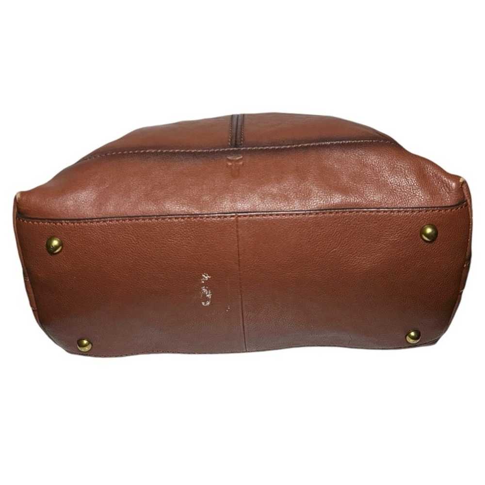 Frye Women’s Cognac Brown Leather Top Handle Cros… - image 7