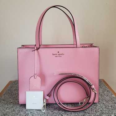 Kate Spade Sam Medium Satchel Crossbody Pink NEW w