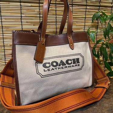 COACH Shoulder Bag Handbag Canvas - image 1