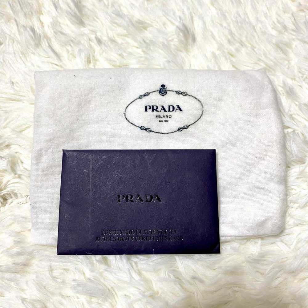 【Excellent Condition・Rare】PRADA Metallic Pink Pou… - image 9