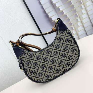 Tory Burch Shoulder Bag Navy Beige - image 1