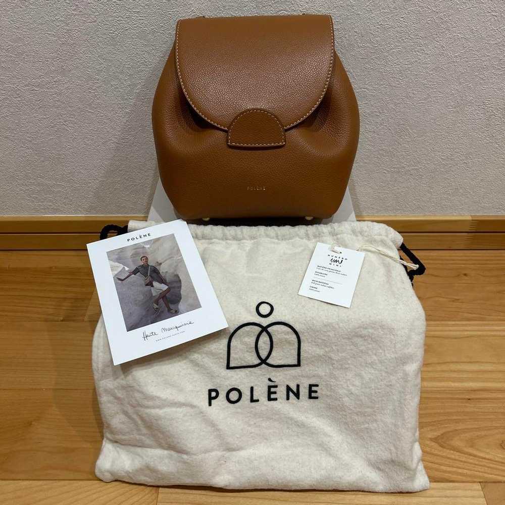 POLÈNE Brown Leather Bag with Dust Bag - image 1