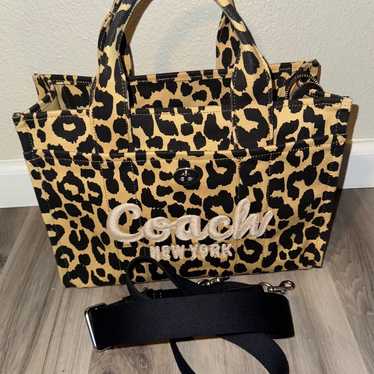 Coach Leopard Cargo Tote Bag