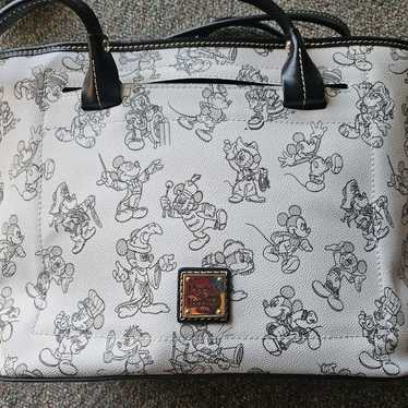 DISNEY DOONEY & BOURKE 10TH ANNIVERSARY COSMETIC BAG 2024 SILVER