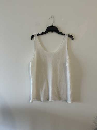 The Row The Row Cashmere Tank Top Cream Knit XL Sc