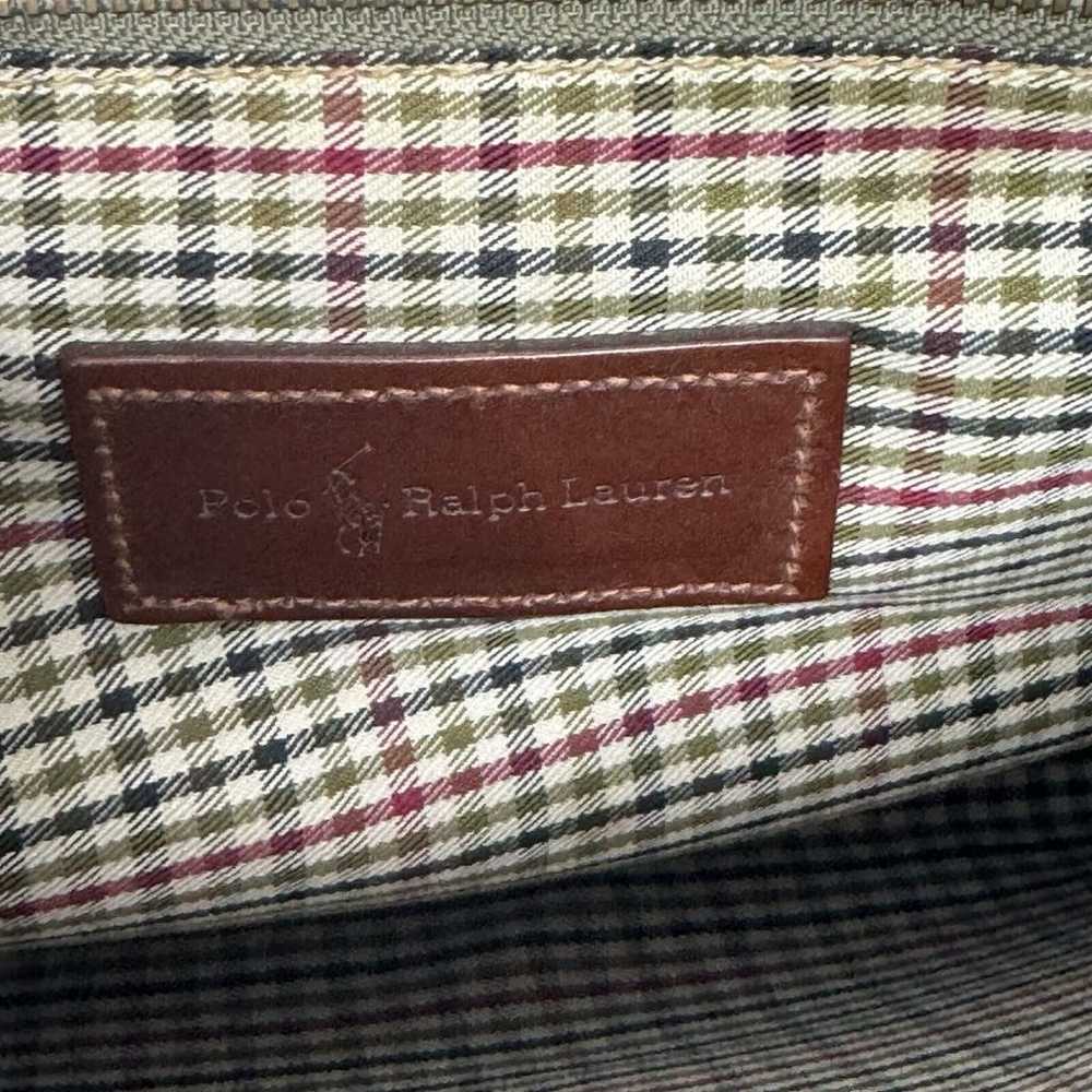 Vintage Polo Ralph Lauren  Leather Messager Cross… - image 10