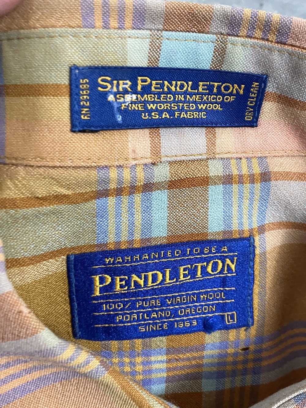 Pendleton × Vintage Vintage Pendleton Distressed … - image 6