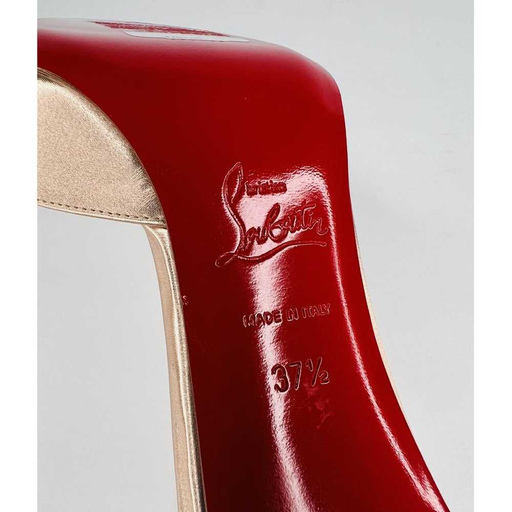 Christian Louboutin Iriza leather heels - image 8