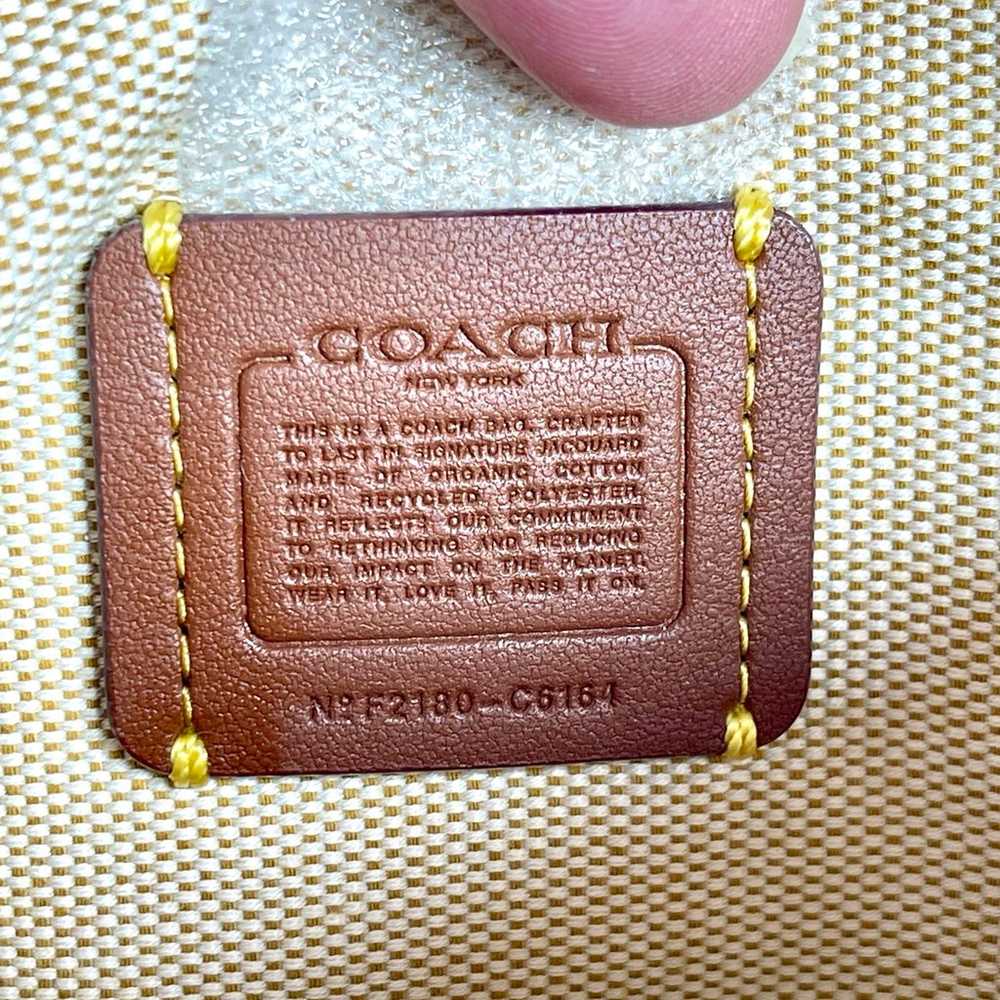 Coach Rogue 17 In Signature Textile Jacquard With… - image 12