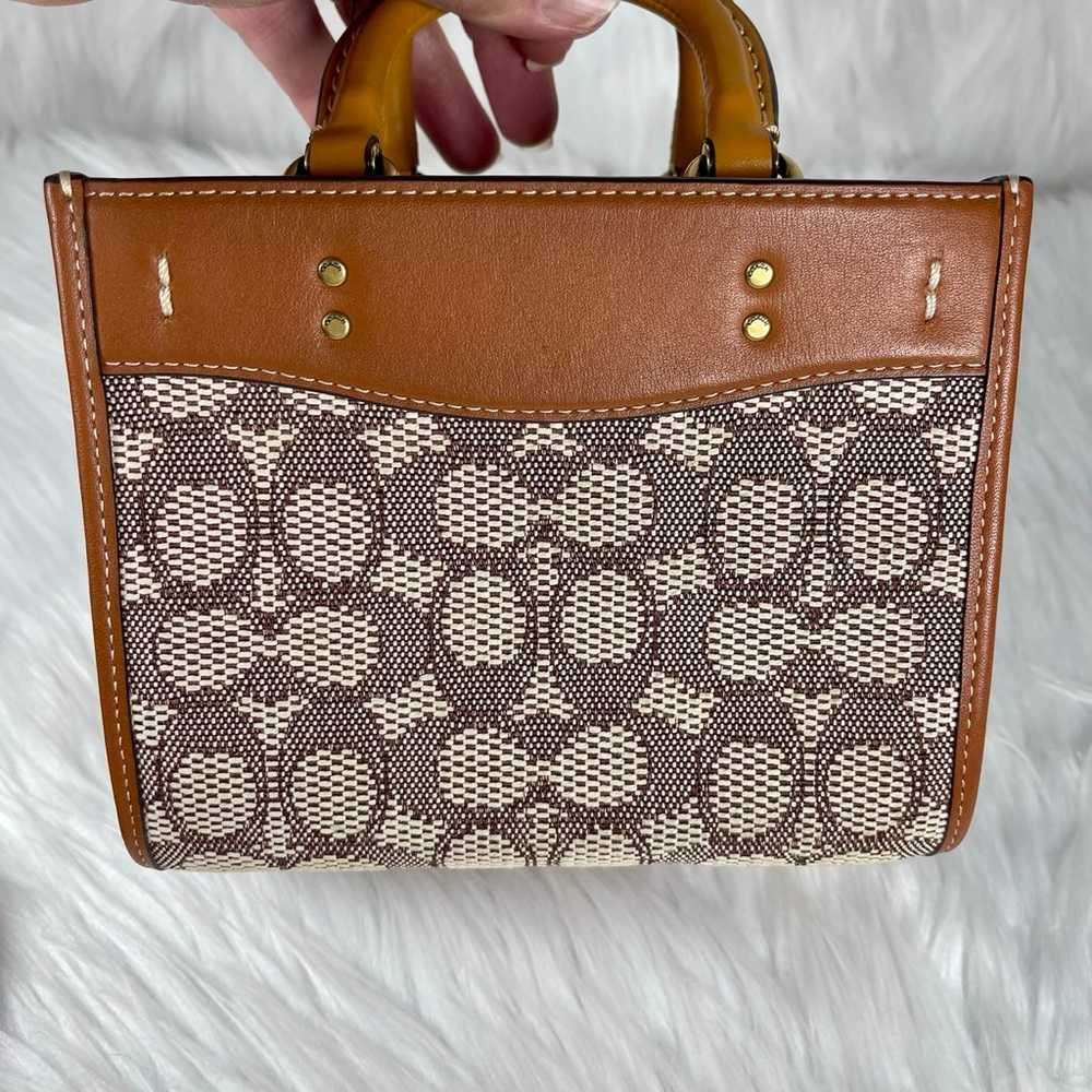 Coach Rogue 17 In Signature Textile Jacquard With… - image 2