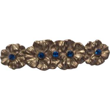 Art Deco Era Pansy Pin - image 1