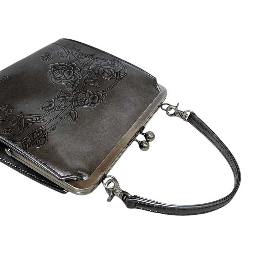 Jean Paul Gaultier New Rose Mini Handbag Silver - image 8