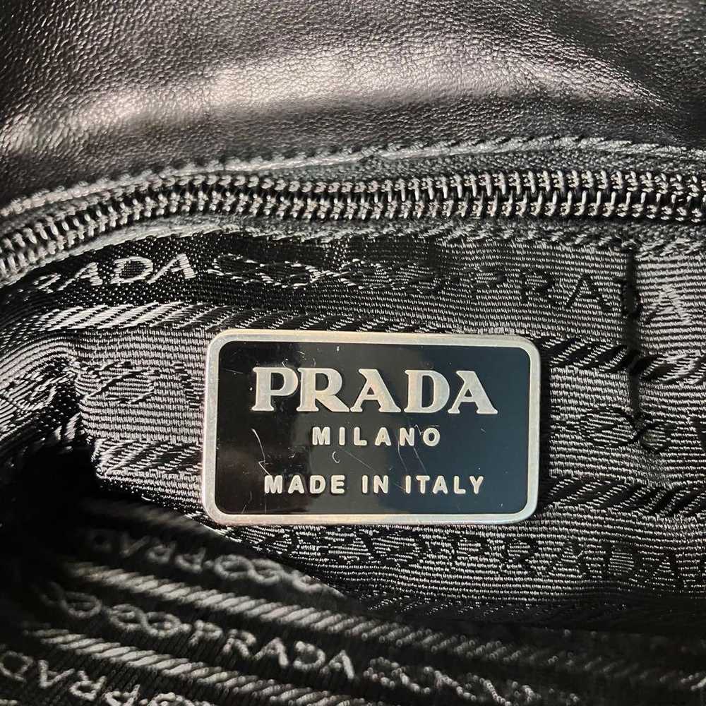 110 PRADA Handbag Tote Bag Nylon Black - image 9