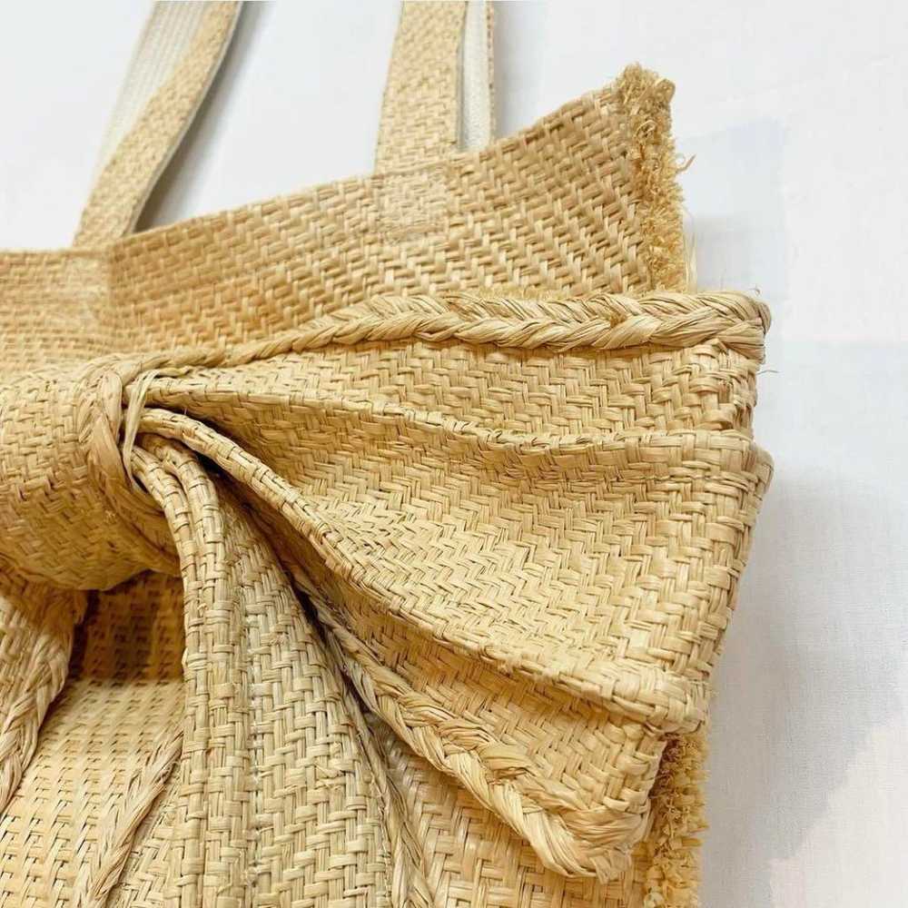 Ladro LUDLOW Big Ribbon Straw Tote Bag - image 3