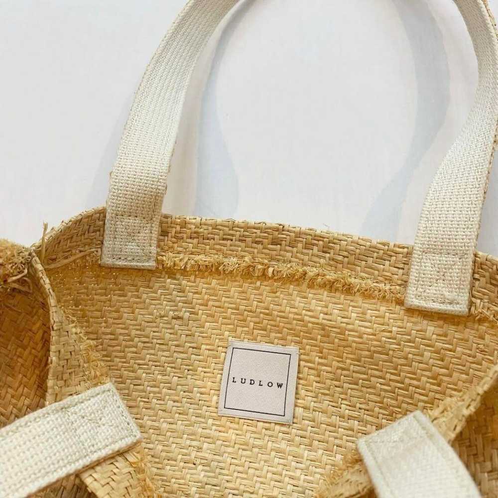 Ladro LUDLOW Big Ribbon Straw Tote Bag - image 8