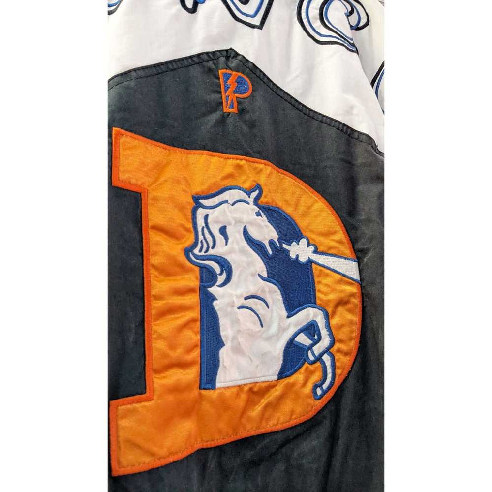 Starter Denver Broncos 90s Pro PLAYER puffer XL C… - image 12