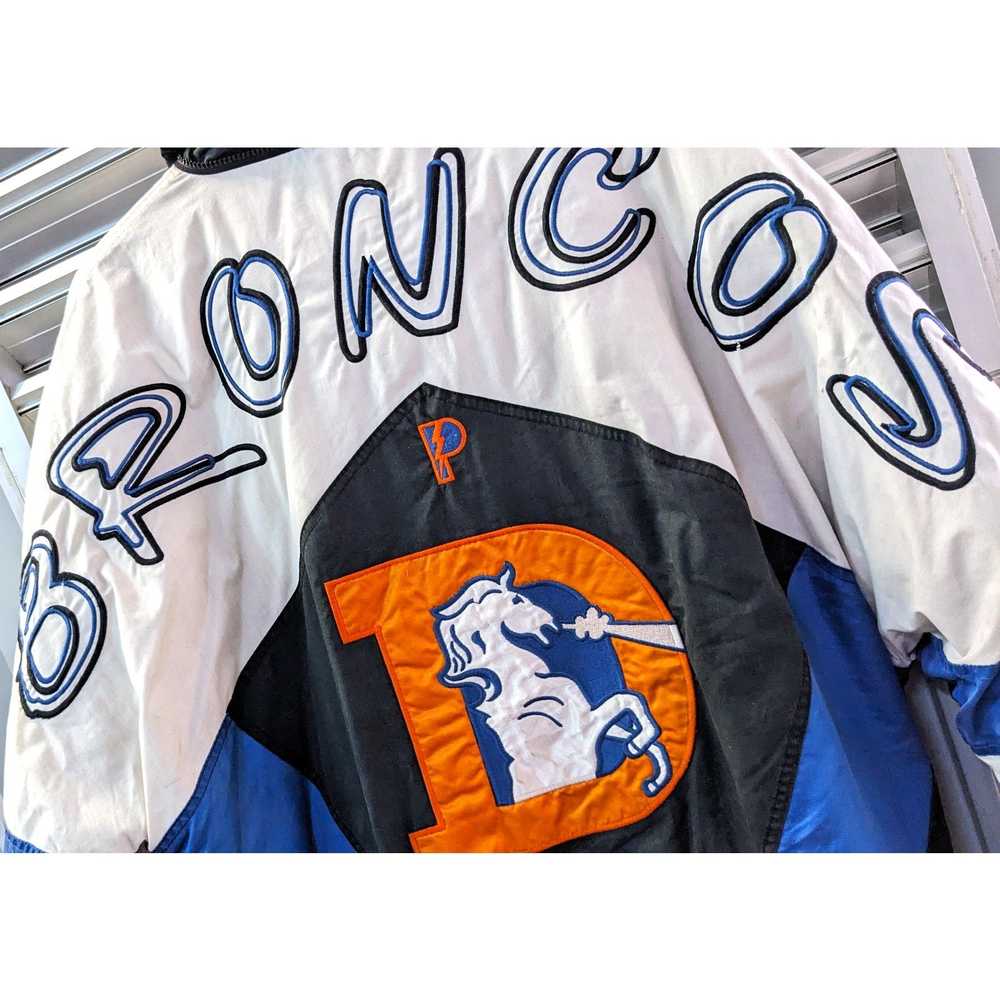 Starter Denver Broncos 90s Pro PLAYER puffer XL C… - image 2