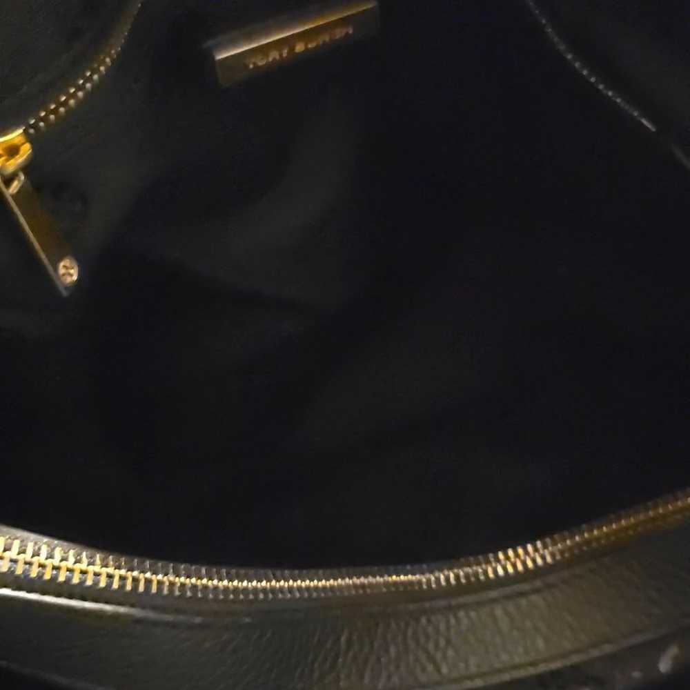 Tory Burch | Black & Rolled Gold Britten Triple C… - image 3