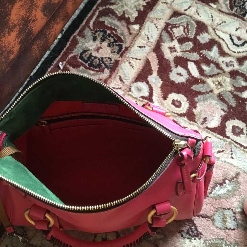 Dooney Florentine fuchsia satchel - image 12