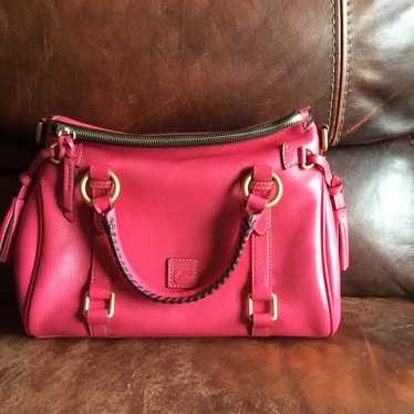 Dooney Florentine fuchsia satchel - image 1