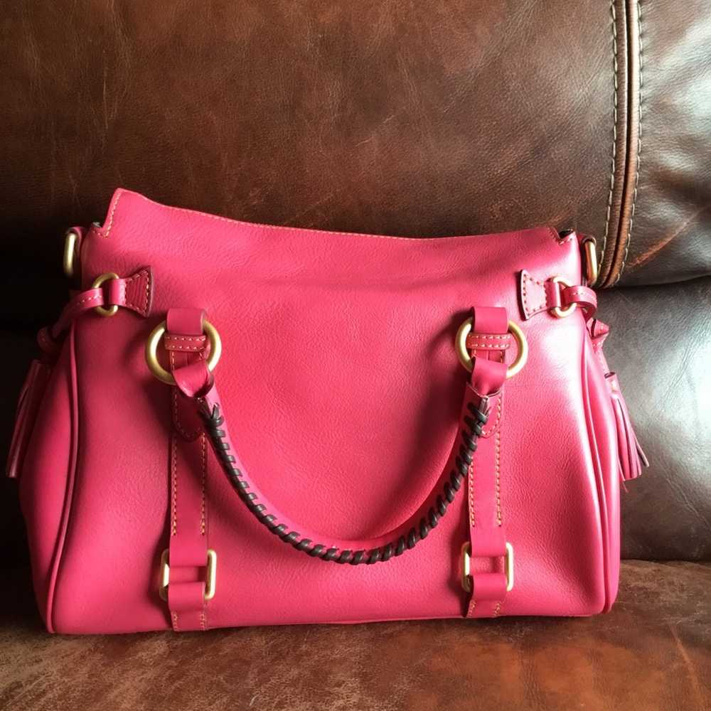 Dooney Florentine fuchsia satchel - image 2