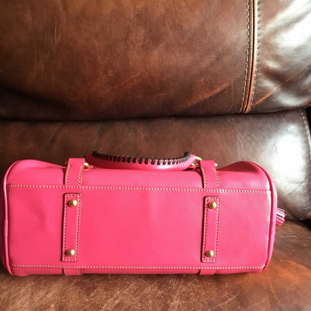 Dooney Florentine fuchsia satchel - image 3