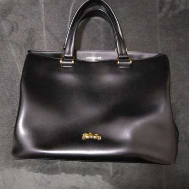 LONGCHAMP Black Leather Handbag