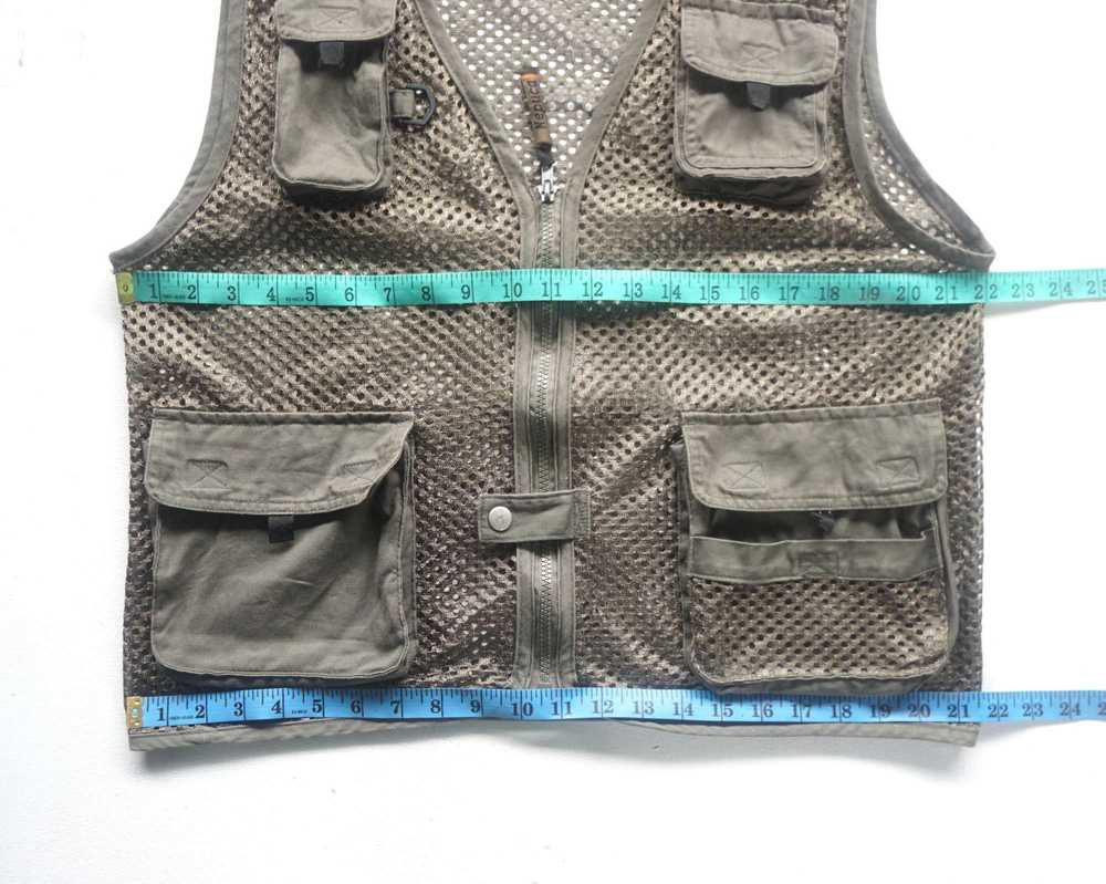 Japanese Brand NEPUCA Army Green Mesh Multi Pocke… - image 10