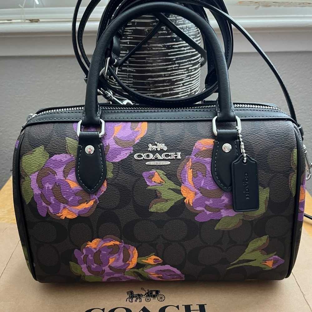 Coach Rowan Jumbo Floral Crossbody - image 1