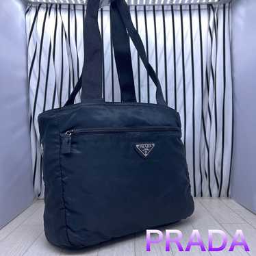 【Beautiful Condition】PRADA × Prada A4 Size Tote B… - image 1